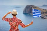 stock-photo-nice-happy-female-enjoying-sunny-day-greek-islands-travel-greece