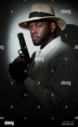 black-african-american-police-private-detective-man-on-the-job-with-FCY75X