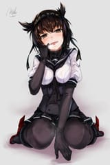 yande.re 358851 aramaki_echizen hatsuzuki_(kancolle) heels kantai_collection pantyhose seifuku