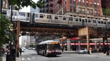 cta bus and train