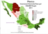 mexico homicide map