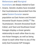 East Asians Aboriginals