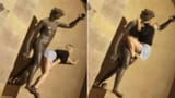 Cumskin Molesting Statues