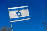 israel-flag-sky-background-israel-flag-sky-background-360449803