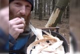 mongol eating tree