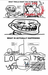 I troll you