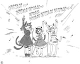 __kaenbyou_rin_chen_and_goutokuji_mike_touhou_drawn_by_tanasuke__32161eeeefe163ab41e814a058d12bc0