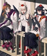 __shameimaru_aya_inubashiri_momiji_and_himekaidou_hatate_touhou_drawn_by_harapan_kun__sample-b3d37786b9023e4a957b73d081c8a326