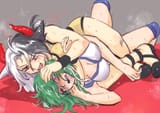 __kochiya_sanae_and_ushizaki_urumi_touhou_drawn_by_nunnun_shunka_shuutou__498a0743f55de388a442f447b9cc1a99