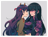 __yomotsu_hisami_and_nippaku_zanmu_touhou_drawn_by_re_ghotion__3da105ecef6099c642f6fad447610fa2