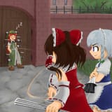 orientalzenzai_1629639426019299330_Feb_26_2023_reimu_sakuya_meiling_3g_work_fun_weapon_sleep