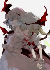 __remilia_scarlet_and_flandre_scarlet_touhou_drawn_by_minakata_sunao__3c989e5b4ca670a59b77b094782d729b