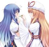 __yakumo_yukari_and_hinanawi_tenshi_touhou_drawn_by_suzushiro_yukari__8a6af7f9ad83bf90a4820e07d384d98e