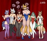 SFW_Aunn_Enoko_Kagerou_Momiji_Ran_Tsukasa1