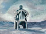 Vergil on a chair