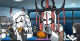 __wo_class_aircraft_carrier_ta_class_battleship_ru_class_battleship_abyssal_nimbus_princess_and_abyssal_sun_princess_kantai_collection_drawn_by_hamu_koutarou__8f42d182d1fc57992f6d53dec673b8f1
