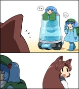 __kawashiro_nitori_imaizumi_kagerou_and_wakasagihime_touhou_drawn_by_shirosato__30f50e8aa991e9914d758660d2014db4