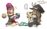 __kirisame_marisa_and_hecatia_lapislazuli_touhou_drawn_by_chamaji__687754368f597c0d5e8b2d1c61473ed6