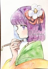__hieda_no_akyuu_touhou_drawn_by_2zuz4hru__20d6d4f09909de94dcf456b78fbf5b69