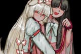 __fujiwara_no_mokou_and_houraisan_kaguya_touhou_drawn_by_ochio__ab8ba049a096552cee7abeb02ced8fe8