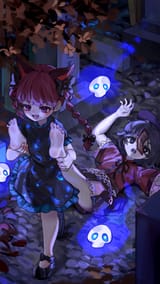 __kaenbyou_rin_and_miyako_yoshika_touhou_drawn_by_kourou_kouroukun__15da368e097ef82f6df9efb1a257b3d2