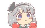 12344 - badass boxing_gloves frowning konpaku_youmu perfect_cherry_blossom serious sports