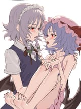 remilia_scarlet_and_izayoi_sakuya_touhou_drawn_by_fkey