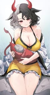 __ushizaki_urumi_touhou_drawn_by_sarukana__43cc63fbd08b8832fe840101d8fe71b9