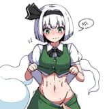 Youmu tummy by ehehe52921343
