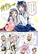 __reisen_udongein_inaba_houraisan_kaguya_inaba_tewi_yagokoro_eirin_star_sapphire_and_2_more_touhou_drawn_by_unya__a2295444fd06c4e466676914df5de27c