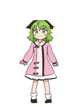 touhou kyouko jumping animated