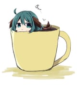 touhou kyouko minigirl in cup of coffee