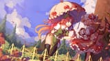Konachan.com - 198370 2girls blonde_hair flandre_scarlet hat hong_meiling jpeg_artifacts long_hair petals red_hair thighhighs touhou tree umbrella vampire wings