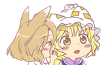 10631 - bruh detailed kudamaki_tsukasa perfect_cherry_blossom shocked side_facing unconnected_marketeers whispering yakumo_ran