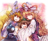 __yakumo_yukari_yakumo_ran_and_chen_touhou_drawn_by_miya_tsumazukanai__sample-1a6a535711bf0431915ad64dcb15e313