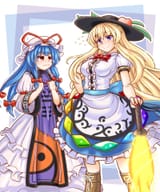 __yakumo_yukari_and_hinanawi_tenshi_touhou_drawn_by_mail_mail_gell__054c2208fa267c840a8a091fa07e1834