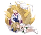 __yakumo_ran_and_kudamaki_tsukasa_touhou_drawn_by_keiki8296__b71037acbb87af5b0337a1441ce53683