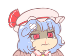 12547 - bandage blood crying embodiment_of_scarlet_devil frowning injured nose_bleed ominous remilia_scarlet violence