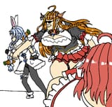 Coco punches Peko