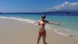 kinchan orange bikini