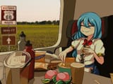 Tenshi_Enjoying_Meal_at_Illinois_Diner
