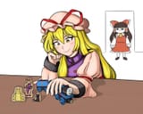 __hakurei_reimu_yakumo_yukari_yakumo_ran_chen_and_gordon_the_big_engine_touhou_and_1_more_drawn_by_femboy_reaper__sample-324a1b5782635aaec58aa8c0ea06e9b3