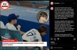 Unko-chan &amp; Ai Hongo caught at a LA Dodgers Game