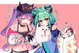 __shirakami_fubuki_tokoyami_towa_uruha_rushia_nakiri_ayame_bibi_and_1_more_hololive_drawn_by_nitumaruta__154c52ec31c777e928cd8dd34da1cf30