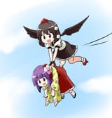 Akyuu is flying