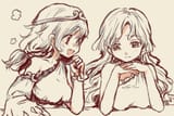 __sakata_nemuno_and_son_biten_touhou_drawn_by_shukinuko__2967eae84e32fa488ccd2160a7b2c84a