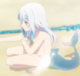 Gura naked squat