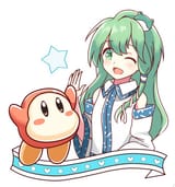 kochiya_sanae_and_waddle_dee_touhou_and_1_more_drawn_by_igayan__256bd2a0874cb797296b64da7c8096d5