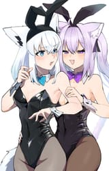 Okayu Fubuki bunnysuits GMU6fYWXwAAm50a