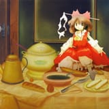 Still life with red miko